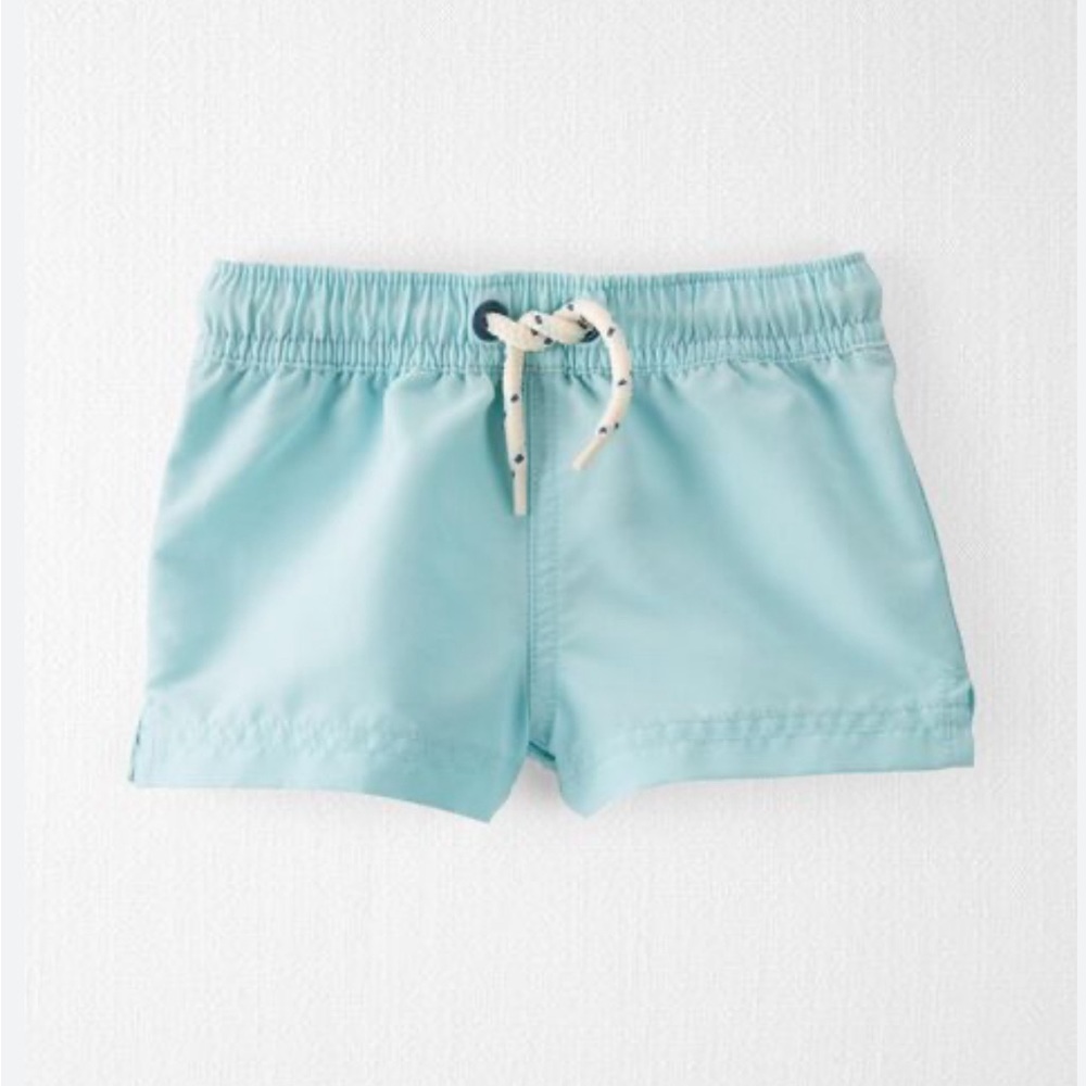 Carter’s Little Planet, Light Blue Swim Trunks, size 9 months